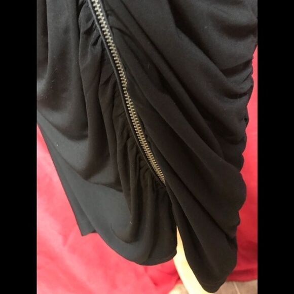 Marc New York Andrew Marc Black Zipper Dress S - Picture 3 of 9